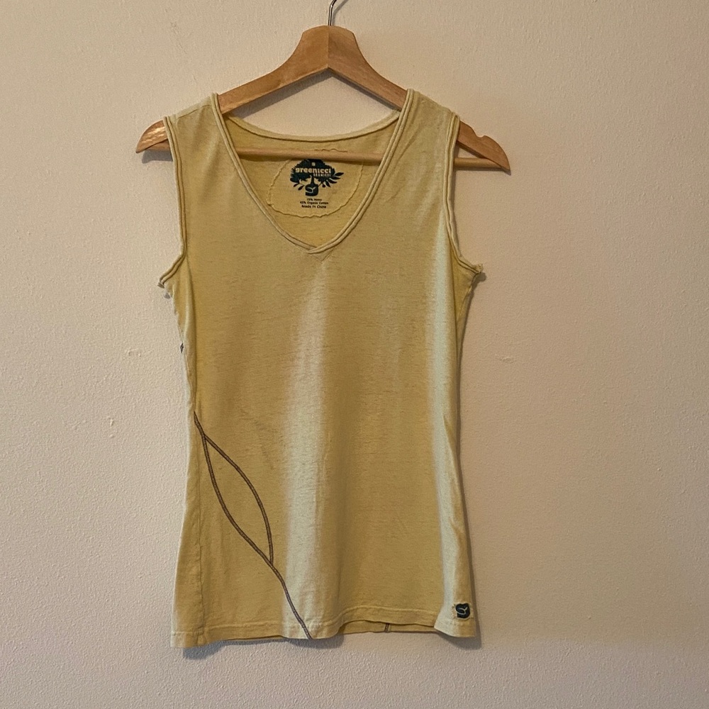 Women's Yellow Tank Top
